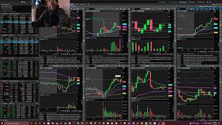 LIVE Trading Stocks Thinkorswim BOOKMAP Scanners SPPL BNOX ALBT ZVSA AGFY SPY PLTR DJT 103 [upl. by Aivin]