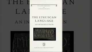 The etruscan Language an Introduction  language history cuneiform [upl. by Lindblad685]