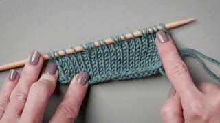 How to Knit German Short Rows  Double Stitch [upl. by Angid]