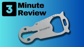 Multitool in your wallet Richartz key tool shop  3 minute Review Richartz edc [upl. by Weisburgh]