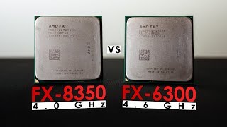 FX8350 vs FX6300 in 2020  How Much Performance Do You Get With 2 Extra Cores [upl. by Wright]