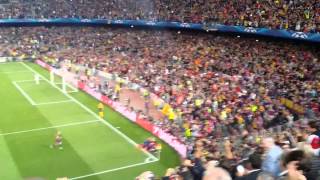 Gol Messi  FCB 2  0 Bayern desde la grada [upl. by Patricia898]