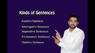 Kinds of Sentences As per Purpose or Function  English Grammar Explained  Urdu amp Hindi [upl. by Namwob]