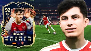 92 Live TOTS SBC Havertz DONT MISS OUT ON THIS BEAST [upl. by Attenohs]