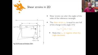 Geodynamics  Lecture 44 Normal and shear strains [upl. by Eelac]