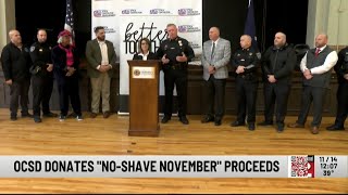 Oneida County Sheriffs Office Takes Part in NoShave November Proceeds Donated [upl. by Megan]