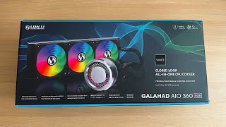 LIAN LI GALAHAD 360 V2 ARGB White  Unboxing [upl. by Herculie64]