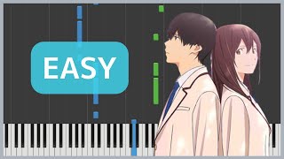 Shunkasyuutou  I Want to Eat Your Pancreas  Sumika Piano Sheet Music  Easy  Beginner [upl. by Erinn]