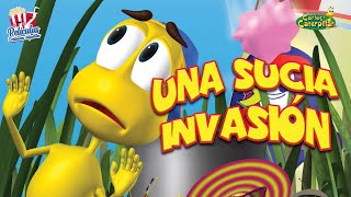 Películas Cristianas Infantiles  Las Aventuras De Carlos Caterpilar Una Sucia Invasión [upl. by Scevor]