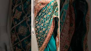 Jaipuria silk with Resham work designer saree youtubeviral youtubeshorts viralshort viralreels [upl. by Mickey169]