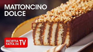 MATTONCINO DOLCE di Benedetta Rossi  Ricetta TV Fatto in Casa per Voi [upl. by Eneleahs]