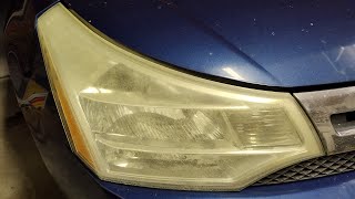 DIY How To Restore Headlights The Right Way Harbor Freight Lens Restoration Kit amp 3M Clear Coat [upl. by Cleavland]