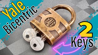 1598 Yale “Bicentric” Padlock Picked [upl. by Burnard]