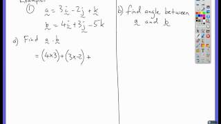 Scalar product of two vectors [upl. by Zetnwahs]