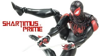 MAFEX Miles Morales SpiderMan Medicom Ultimate Marvel Comics 6 Inch Import Action Figure Review [upl. by Etnor]