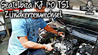 Seat Ibiza KJ 10 TSI  Zündkerzen wechseln  Drehmomentwerte  Spark Plugs replacement [upl. by Yekcaj754]