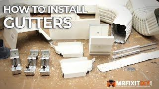 HOW TO INSTALL GUTTERS  A DIY GUIDE [upl. by Alios562]