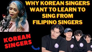 Why Korean singers were shocked to see a Filipino singer [upl. by Schlicher]