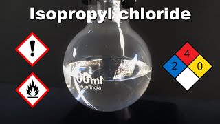 Isopropyl Chloride Synthesis Making an Alkyl Halide  DIY Gasoline Part 1 [upl. by Marvel]