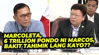 MARCOLETA BINANATAN SI ABANTE NA TAHIMIK SA BILYONG PONDO NG PANGULO [upl. by Aicnom945]