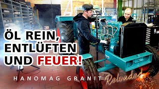 TraktorMotor zusammengebaut  springt er an  Hanomag Granit Reloaded [upl. by Nagiam233]