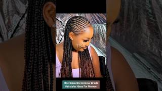 Most Beautiful Cornrow Braids Hairstyles Ideas For Women shorts hairstyles braids [upl. by Drhacir]