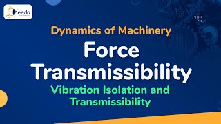 Force Transmissibility  Vibration Isolation and Transmissibility  Dynamics of Machinery [upl. by Raybourne]