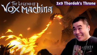 The Legend of Vox Machina 3x9 Thordak’s Throne Reaction [upl. by Nayllij]