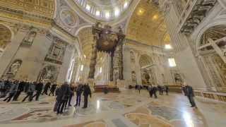 Basilica di San Pietro  Roma  Italia Virtual Tour [upl. by Eiral]