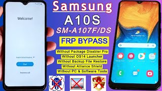 Samsung A10S Frp Bypass Android 11 Samsung SMA107F FRP Unlock Forgotten Google Account After Reset [upl. by Ennayram]