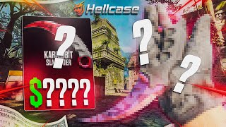 I MANAGED TO WIN A HIDDEN AND EXPENSIVE KARAMBIT IN HELLCASE  Hellcase Case Opening [upl. by Spiro]