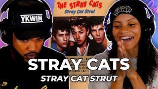 WHAT IS THIS 🎵 Stray Cats  Stray Cat Strut REACTION [upl. by Lednik]