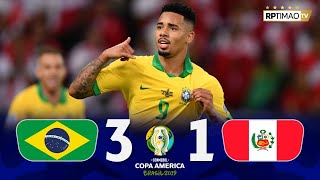 Brasil 3 x 1 Peru ● 2019 Copa América Final Extended Goals amp Highlights ᴴᴰ [upl. by Nnylyam]