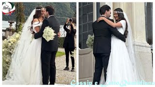 Ignazio Boschetto dopo il sì in municipio il matrimonio da favola sul Lago di Como [upl. by Dnomyaw931]