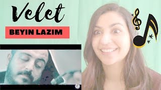 Velet  Beyin Lazım  Reaction Video  TURKISH RAP REACTION [upl. by Ellives]