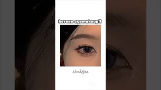 Korean eyemakeup tutorial 🖤🪄✨ aesthetic cloudyyixe fypシ゚viral fyp eyemakeup cloudyyixe [upl. by Zeuqram]