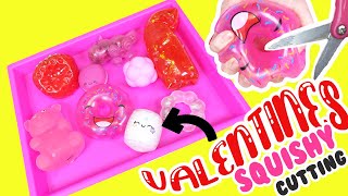 Mixing Cute Squishies and Slime Together into One Bowl Valentines Day [upl. by Nmutua73]