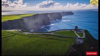 Irlande paysages incroyables  Falaises Moher Chaussée GéantsAbbaye KylemoreDublin  EPIC VIOLON [upl. by Thun]