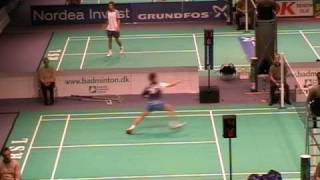 Offensive footwork  Lee Chong Wei [upl. by Eicyac]