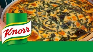 Astuce KNORR®  Varier les ingrédients de sa quiche lorraine [upl. by Lyudmila]