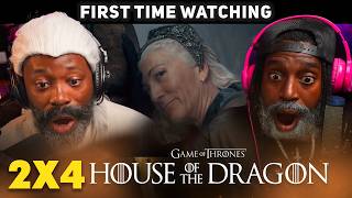 HOUSE OF THE DRAGON 2X4 REACTION COMMENTARY “The Red Dragon and the Gold” NO [upl. by Relyhs]