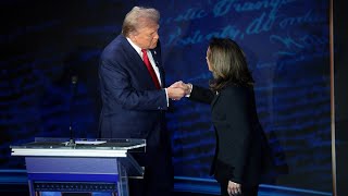 Trump vs Harris Debate Body Language Experts Surprising Insights [upl. by Lekzehcey235]