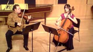 L van Beethoven Duet for Violin and Cello in C majorMaria triple B recital [upl. by Pazit]