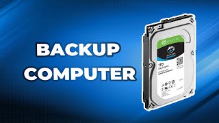 How to Backup Computer with Seagate External Hard Drive [upl. by Drofwarc593]