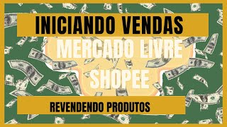 Basico para criar uma conta no mercado livre shopee [upl. by Nywled]