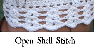 Open Shell Stitch Tutorial [upl. by Lehcem177]