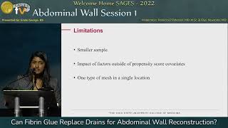 Can Fibrin Glue Replace Drains for Abdominal Wall Reconstruction [upl. by Aitnyc305]