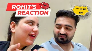 My Lip Fillers Rohits Reaction🫣 [upl. by Newbill]