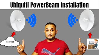 Ubiquiti PowerBeam Installation  Transmit WiFi up to 25 km [upl. by Aikemet]