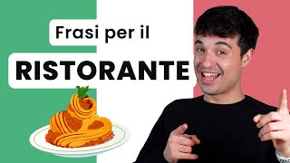 Phrases to use at an ITALIAN RESTAURANT  Italian Vocabulary [upl. by Herzog838]